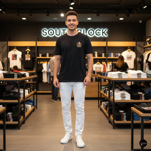 Hellroads Garage 'Full Throttle' Custom Motorcycle T-Shirt – High-Definition DTF Print Biker Apparel – Ultra-Soft Performance Cotton – Odor Free & Sun Protected