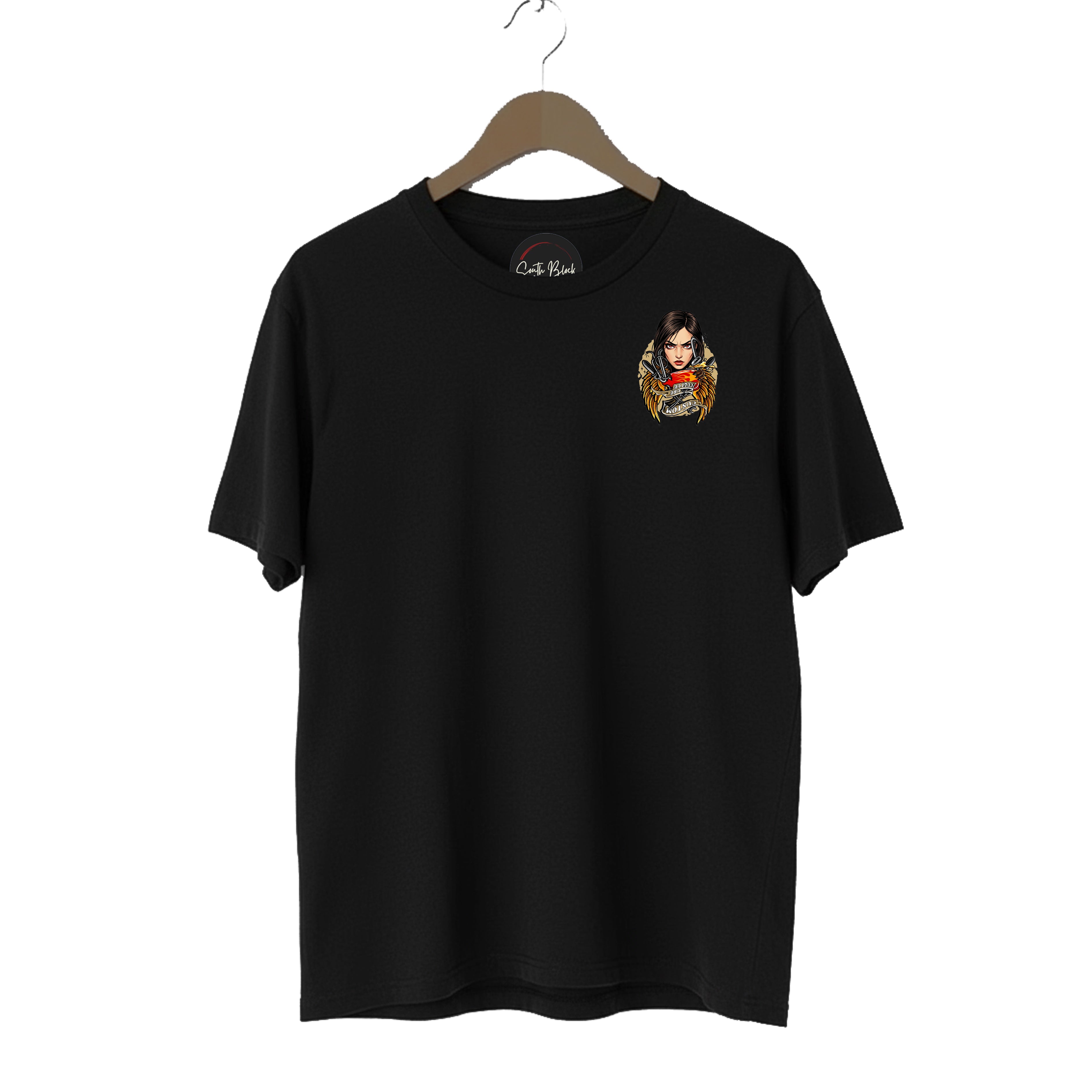 Hellroads Garage 'Full Throttle' Custom Motorcycle T-Shirt – High-Definition DTF Print Biker Apparel – Ultra-Soft Performance Cotton – Odor Free & Sun Protected