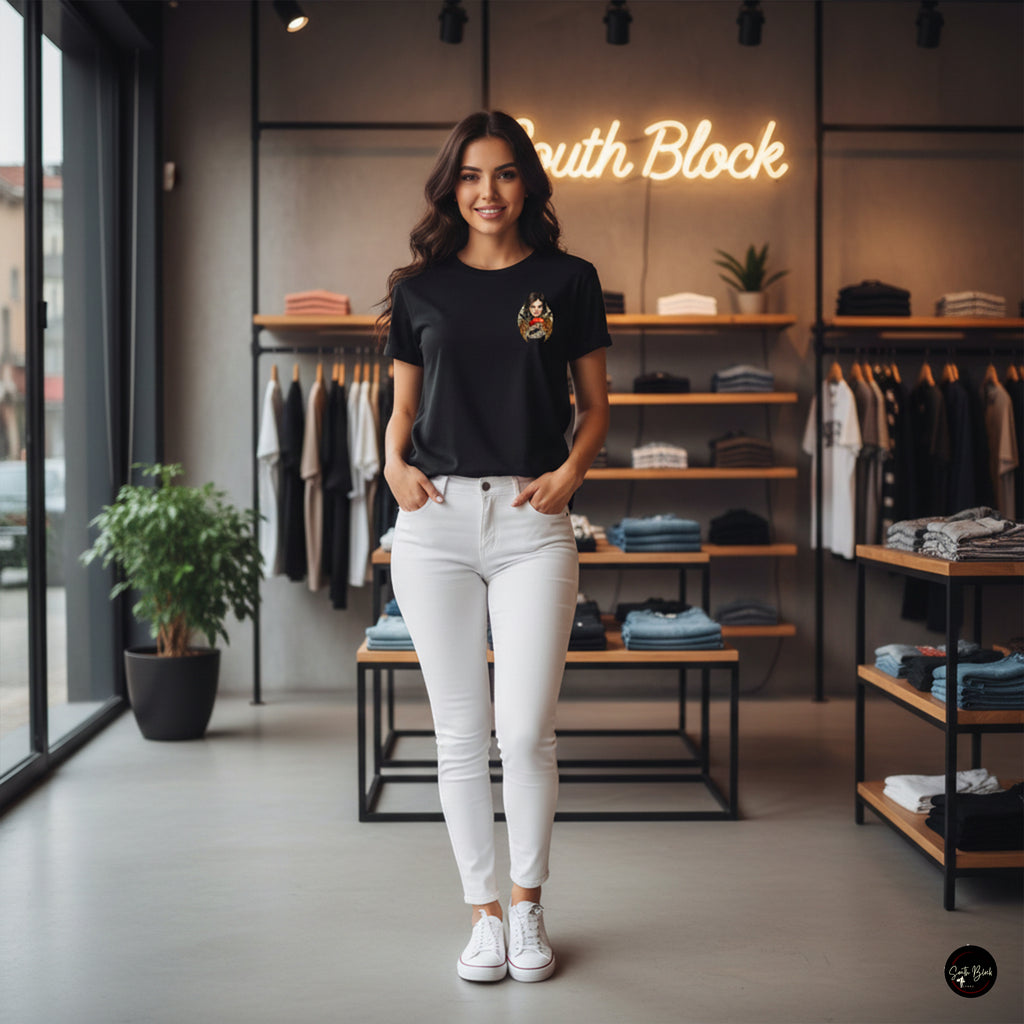 Hellroads Garage 'Full Throttle' Custom Motorcycle T-Shirt – High-Definition DTF Print Biker Apparel – Ultra-Soft Performance Cotton – Odor Free & Sun Protected