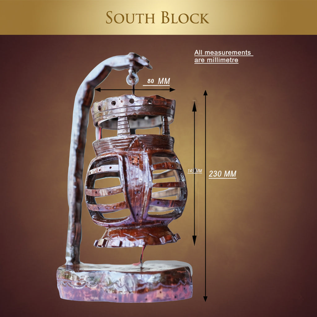 Handcrafted Decorative Coconut Shell Night Lamp | Natural Eco-friendly Table Light for Living Room & Bedroom Décor | Ideal for Office Desk & Study Table